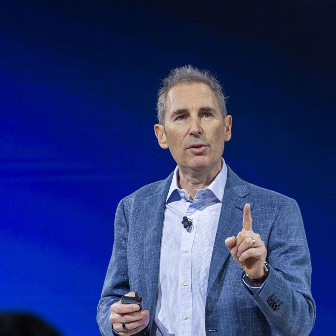 A photo of Amazon CEO Andy Jassy