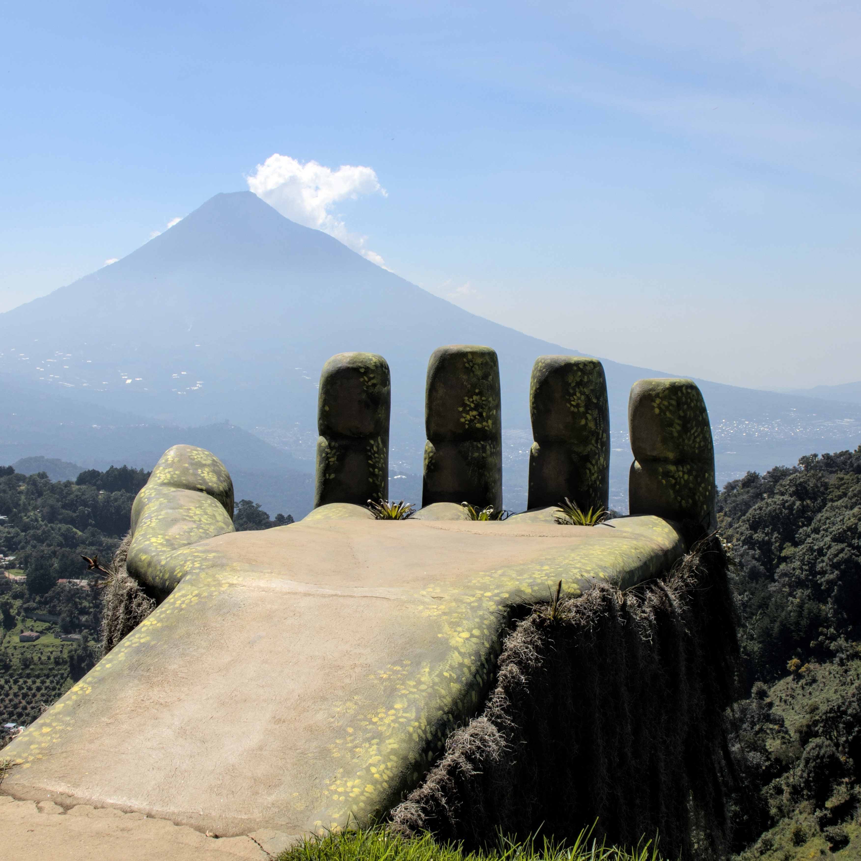 Kalin Rytina visited this landmark in Antigua before falling ill on the way home.