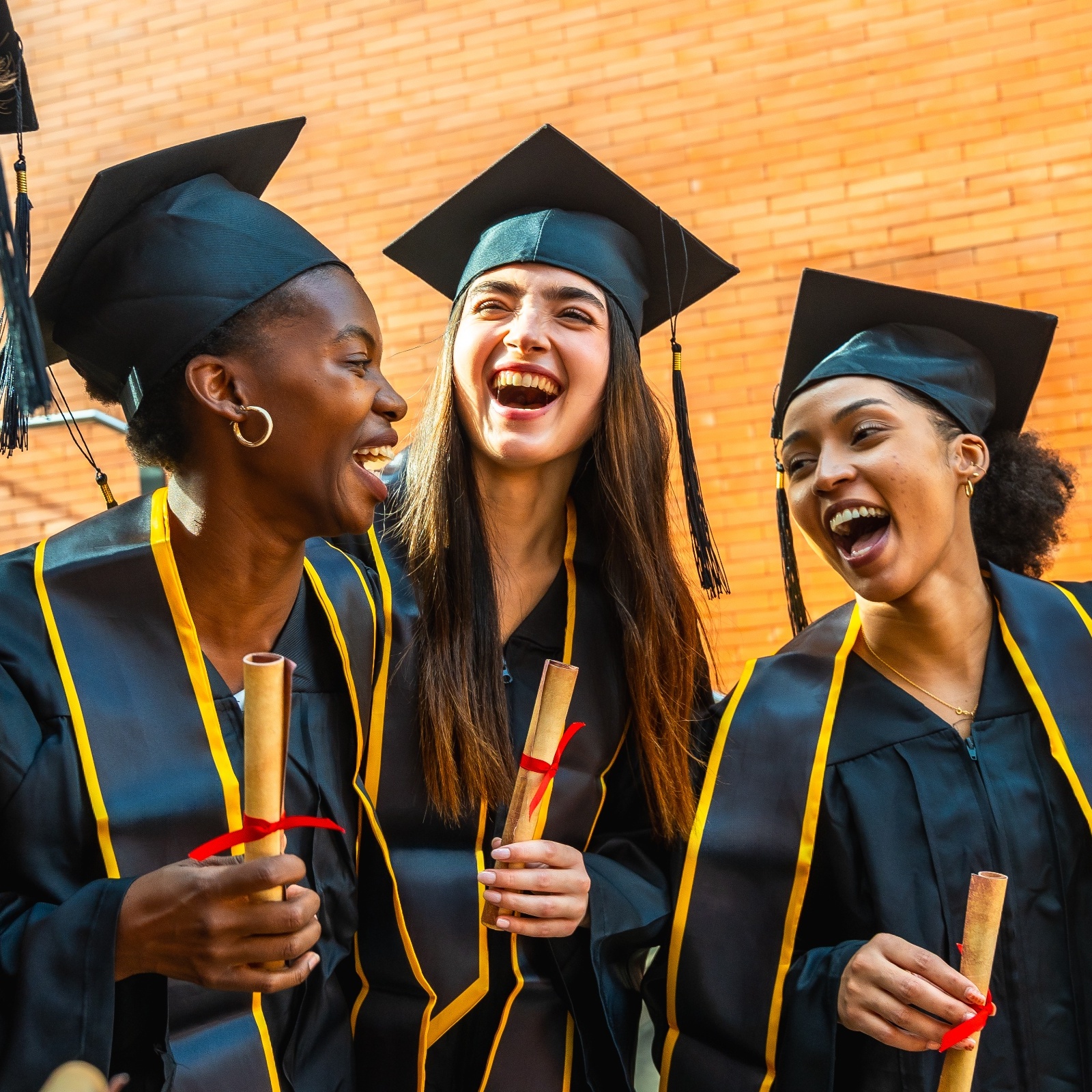 A group of students on graduation day