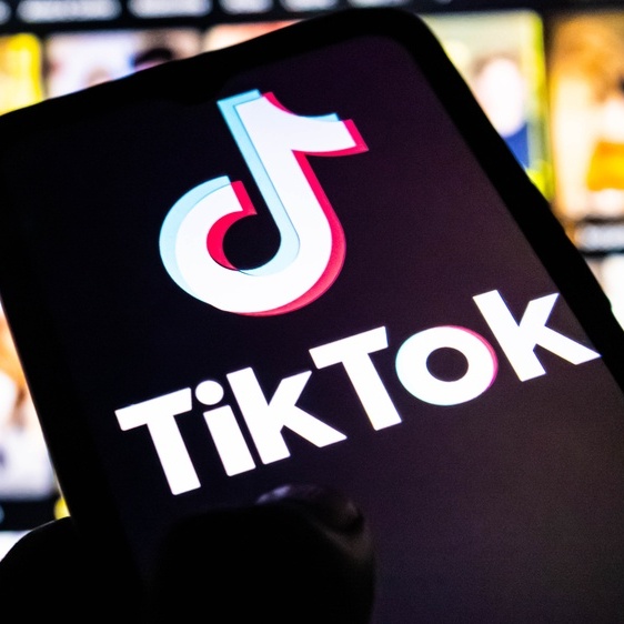 A photo of TikTok on a smartphone