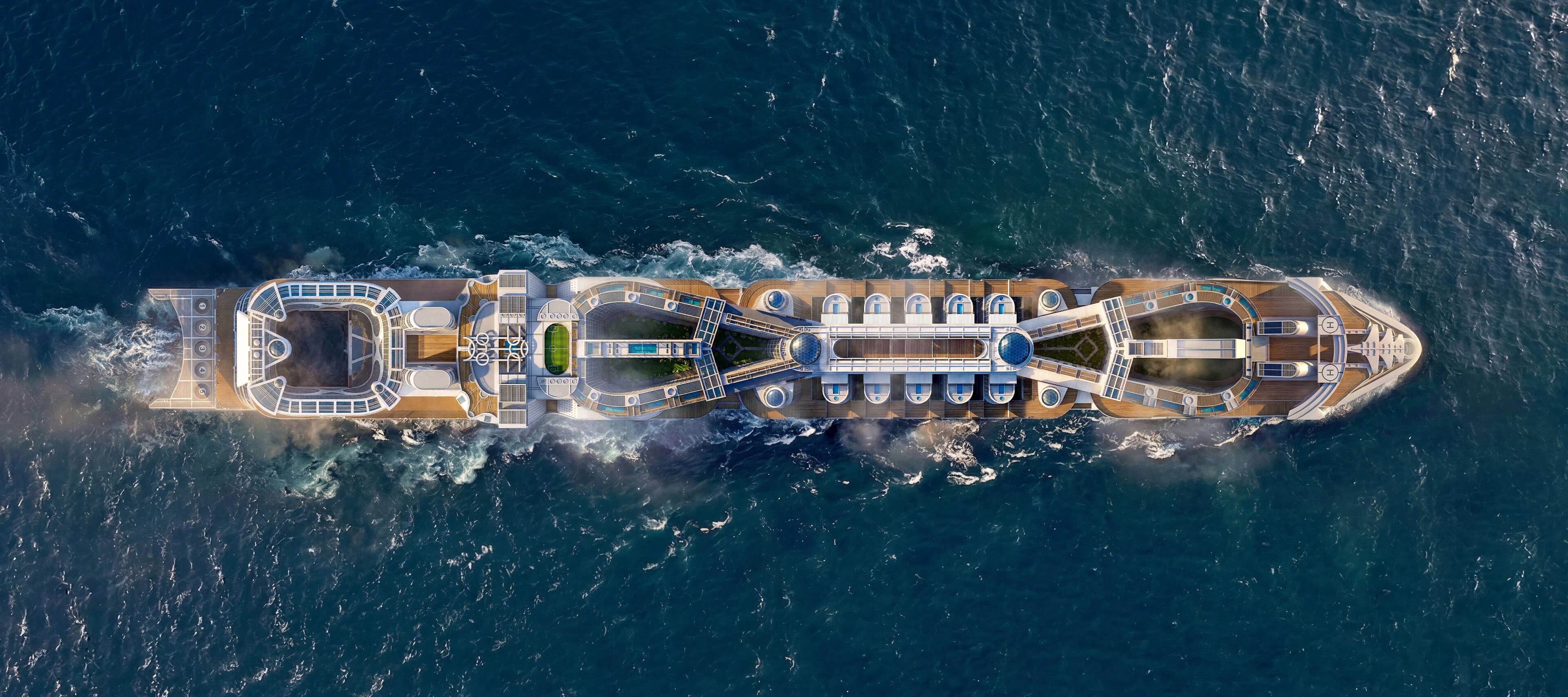 Top-down rendering of Freedom Ship