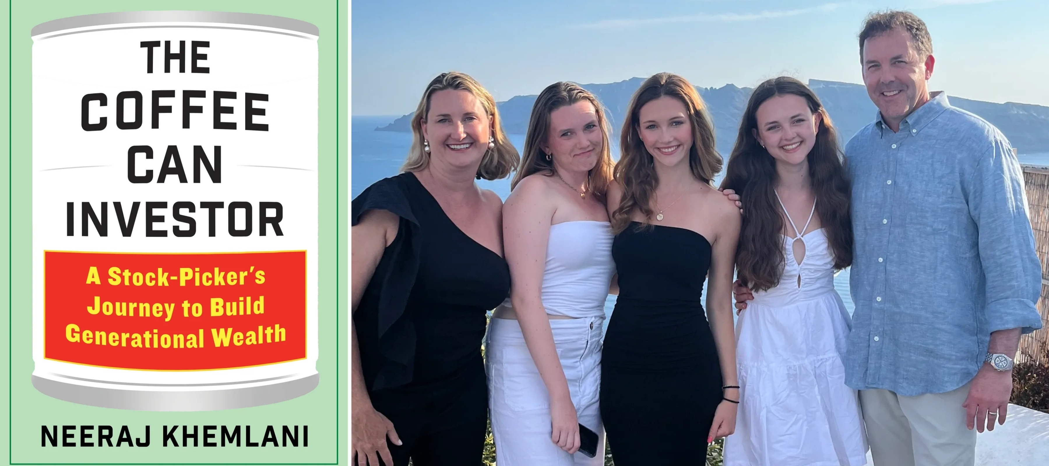 Matthew Ankrum and his family, who are profiled in the new book The Coffee Can Investor by Neeraj Khemlani.