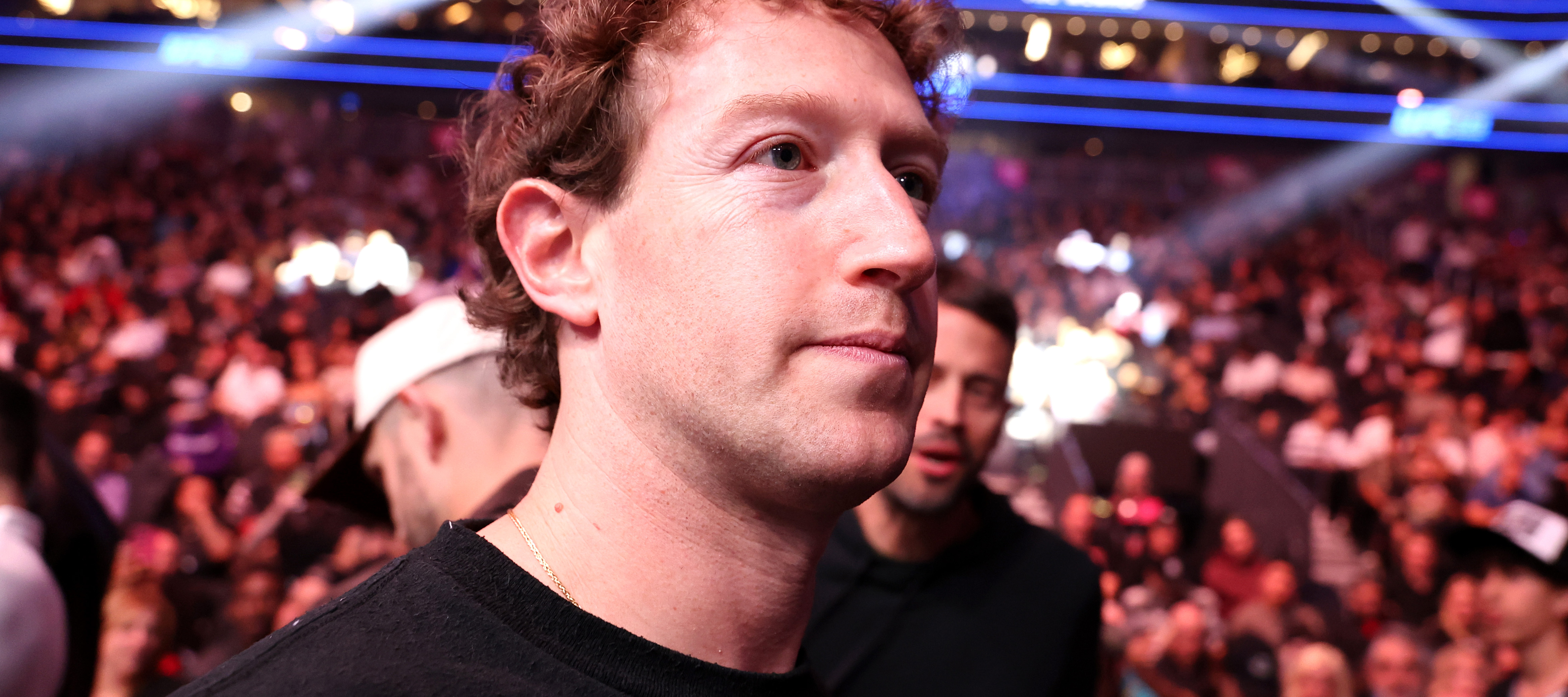 Mark Zuckerberg at UFC event