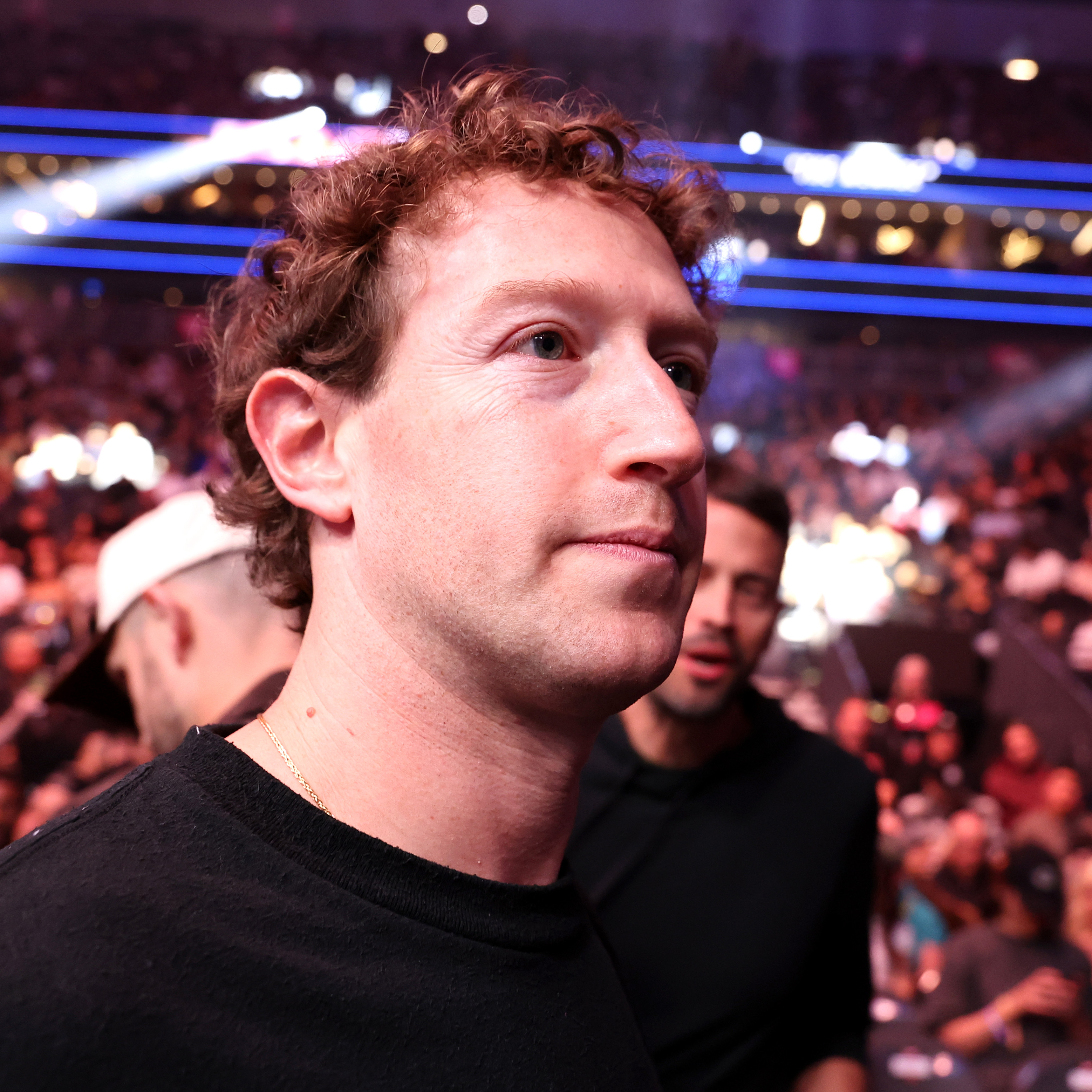 Mark Zuckerberg at UFC event