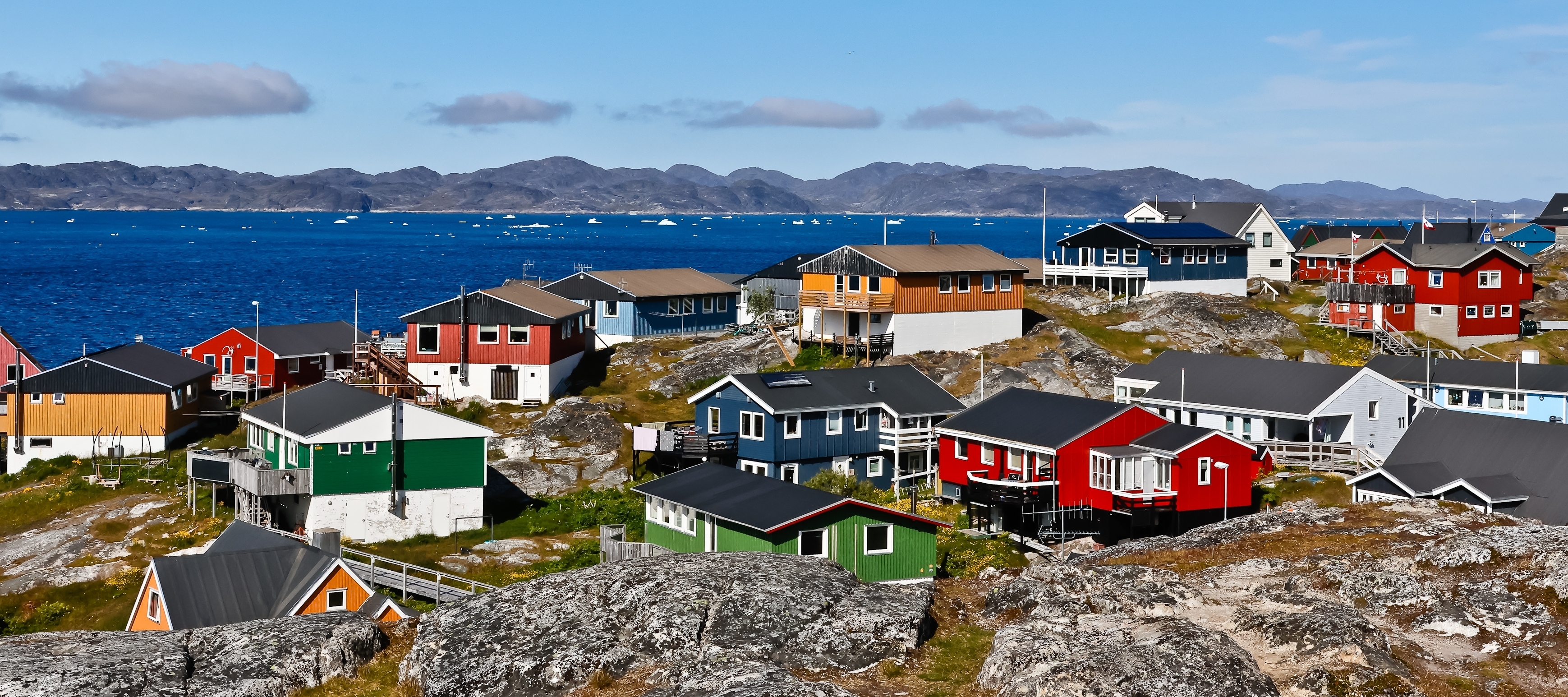 A fishing village in Greenland, where shrimp are not sourced for Red Lobster.