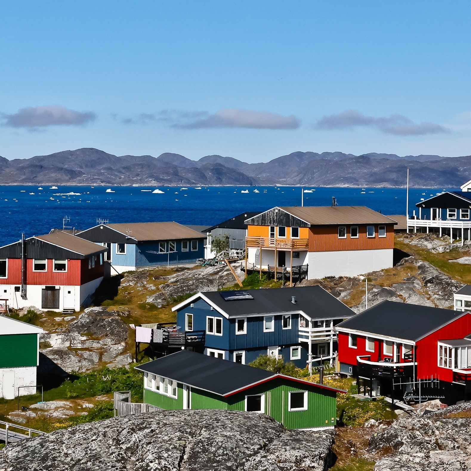 A fishing village in Greenland, where shrimp are not sourced for Red Lobster.
