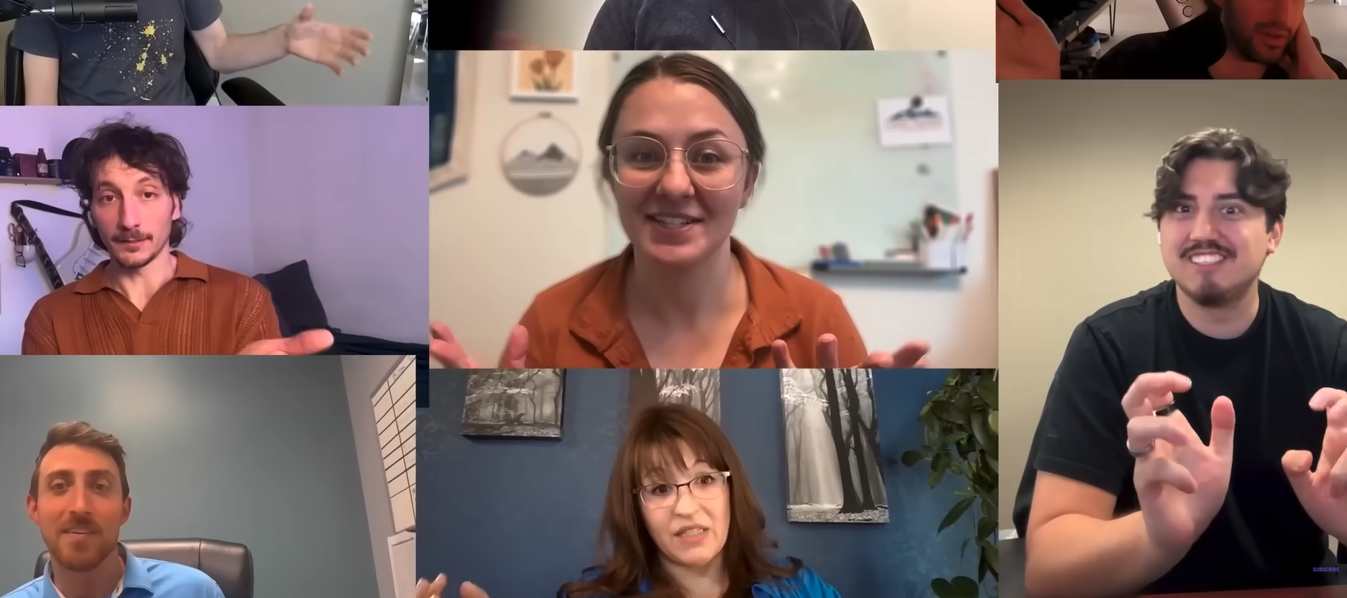 A screenshot of multiple victims of the Yotta fallout from a More Perfect Union documentary.