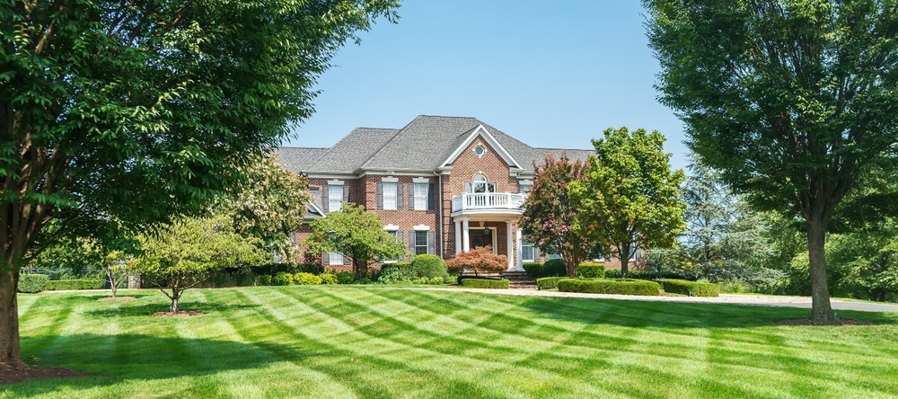 A photo of a wealthy home