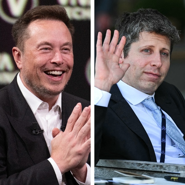 Elon Musk and Sam Altman, about to enter index funds through rule changes.