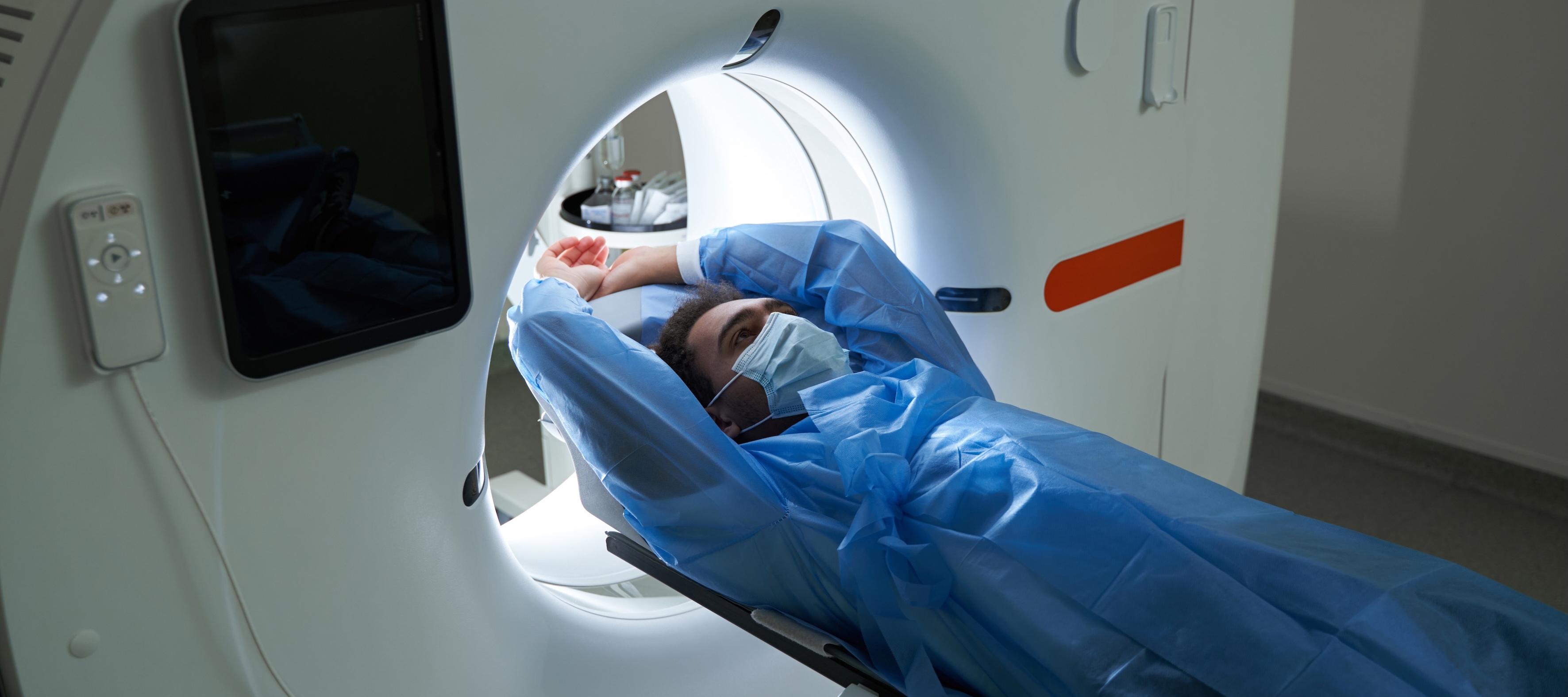 man in MRI