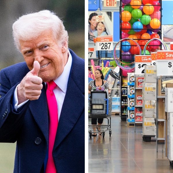 Trump took credit for Walmart's price cuts.