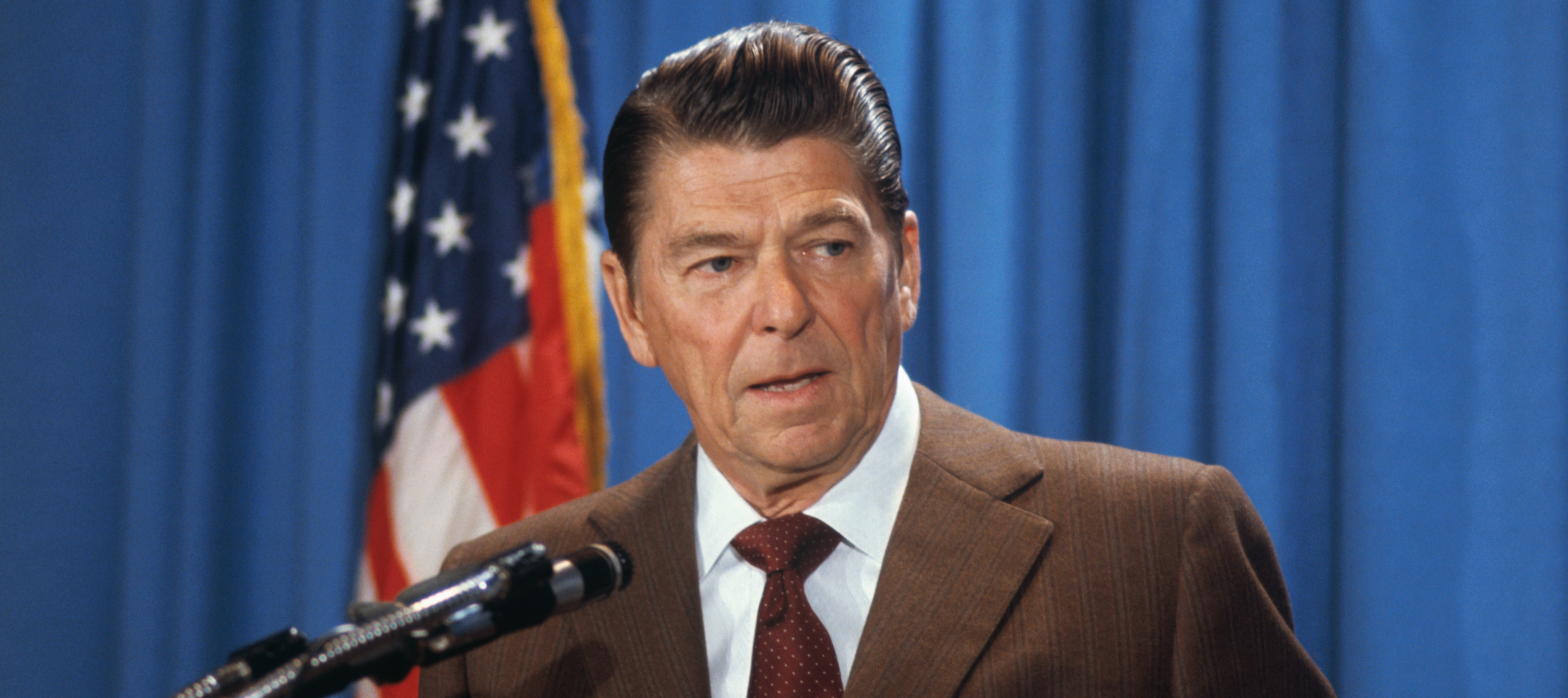 Ronald Reagan speaking in May 1976.