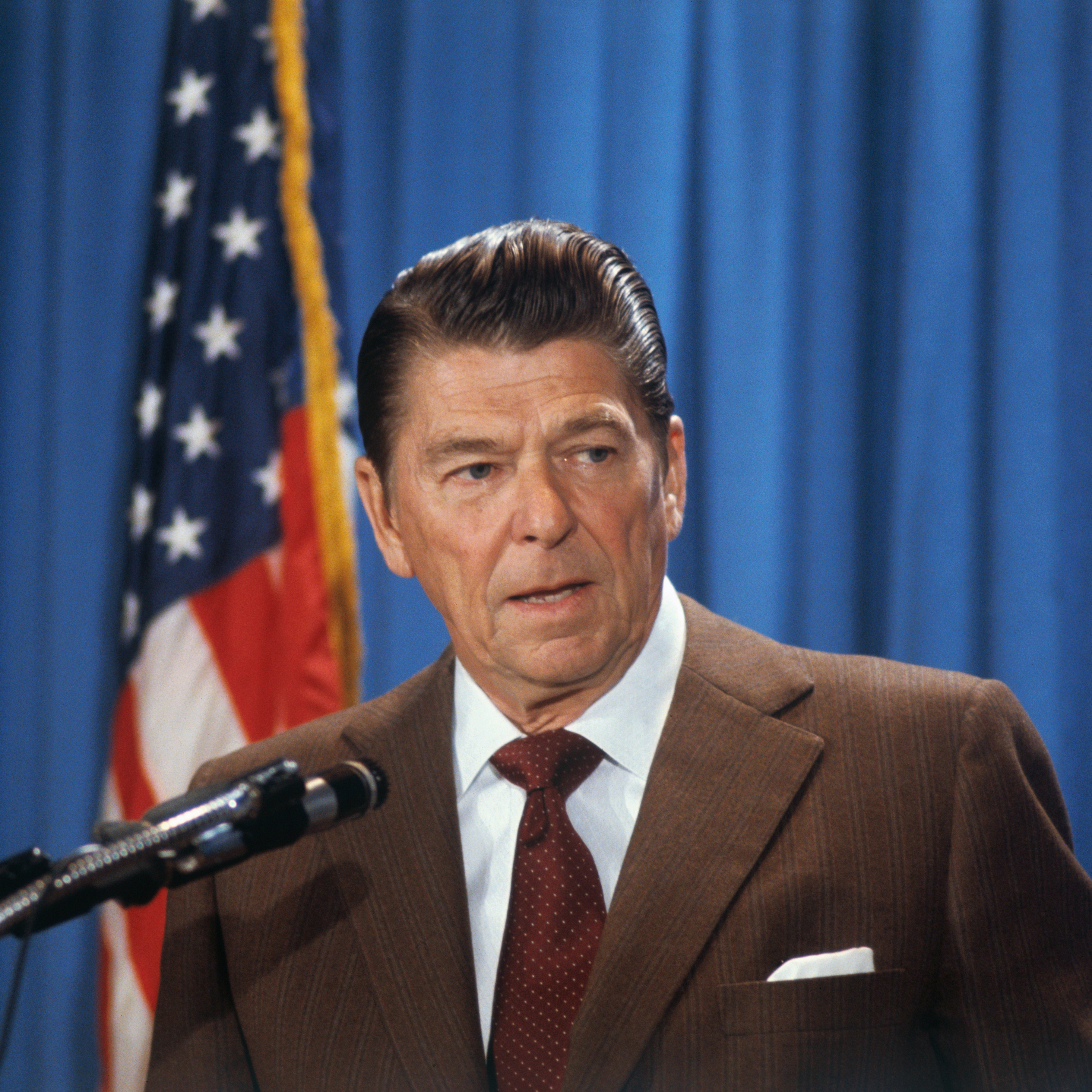 Ronald Reagan speaking in May 1976.