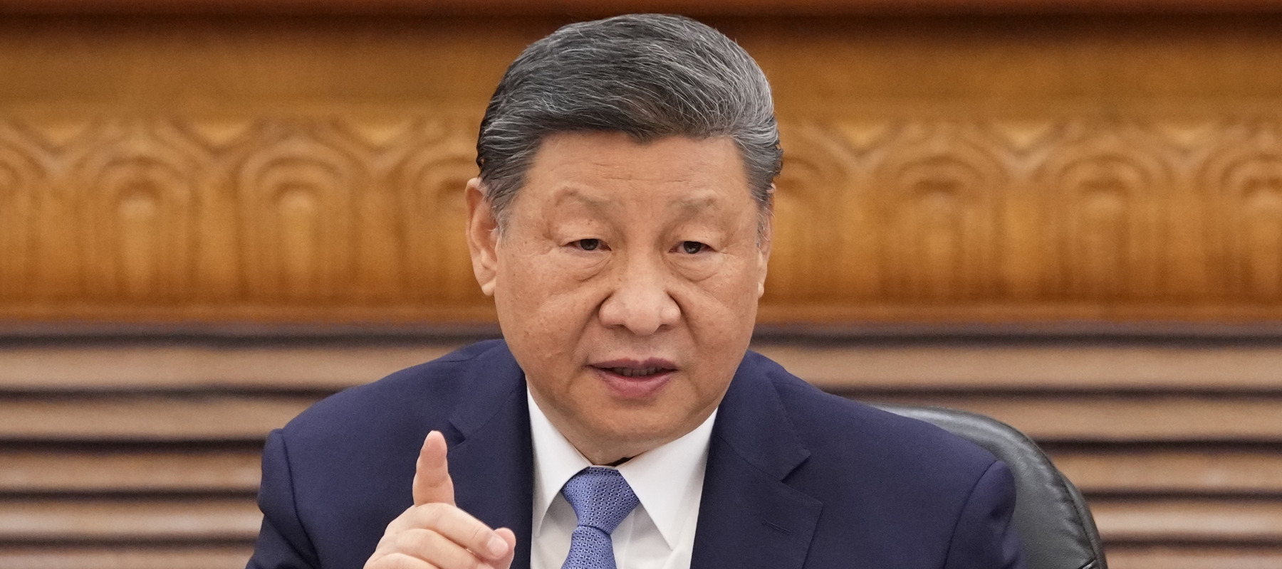 A close up of Xi Jinping, the President of China, who has enacted a widespread anti-corruption campaign.