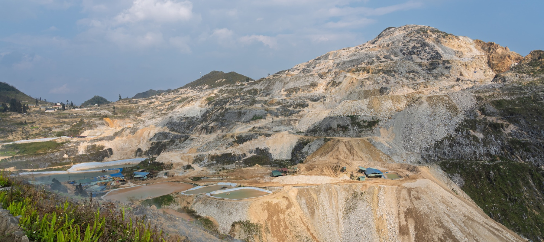 A photo of a tungsten mine
