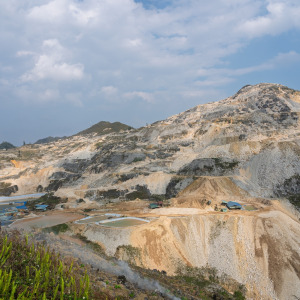 A photo of a tungsten mine