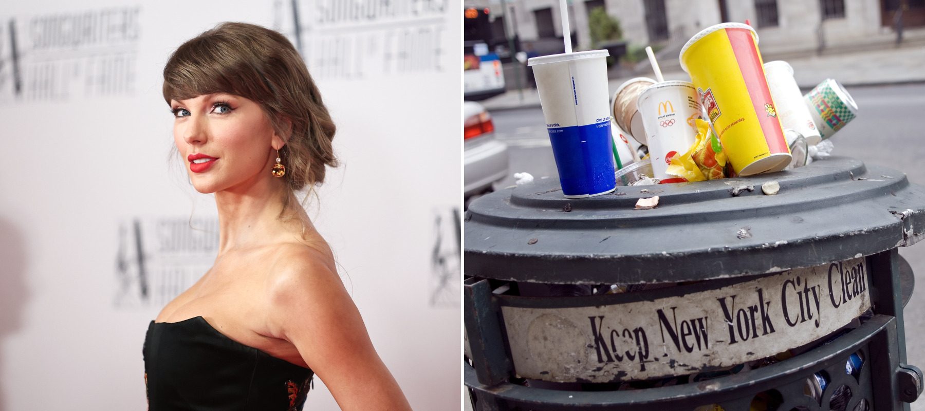 Taylor Swift fans paid $25 each for tiny acrylic cubes filled with garbage from New York City streets surrounding her private MSG wedding.