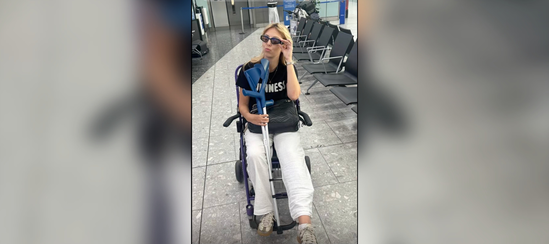 girl in a wheelchair