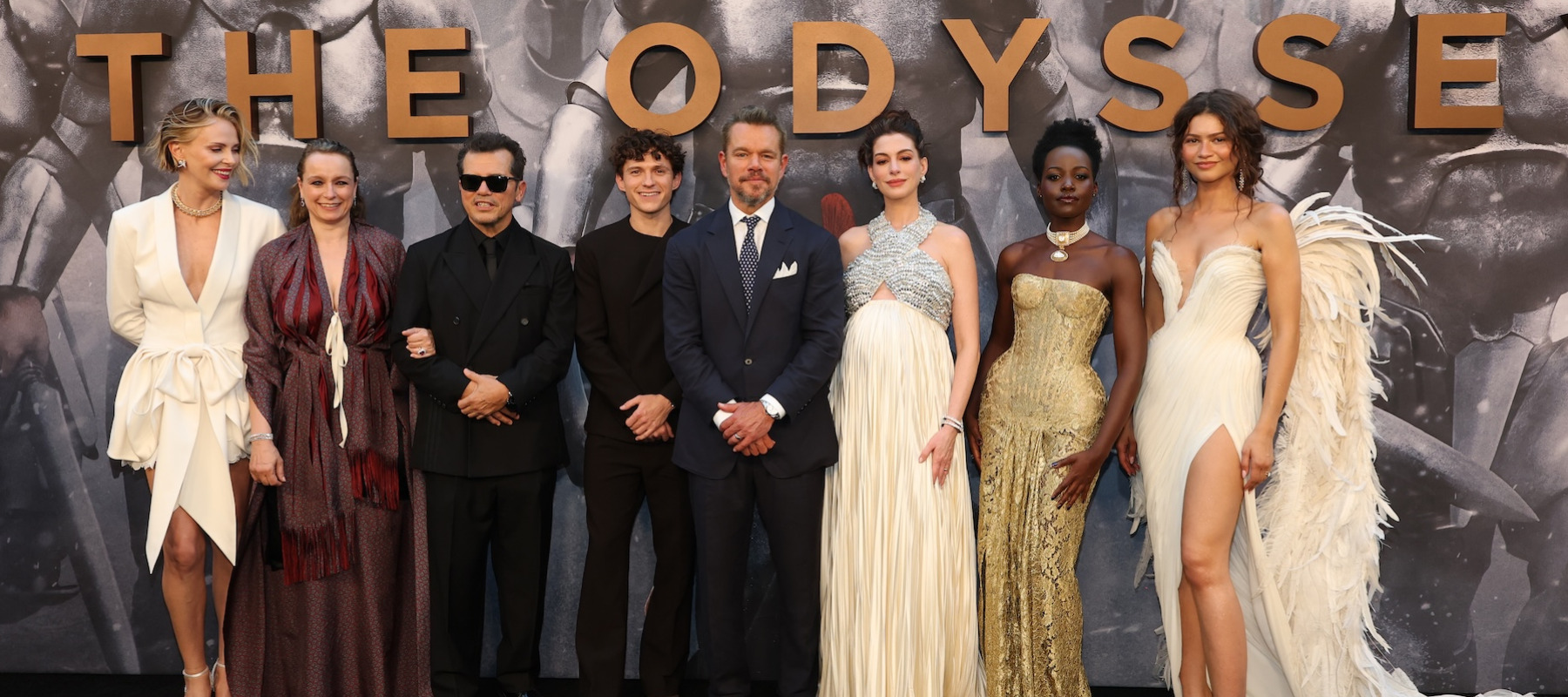 The cast of 'The Odyssey' at the New York City premiere.
