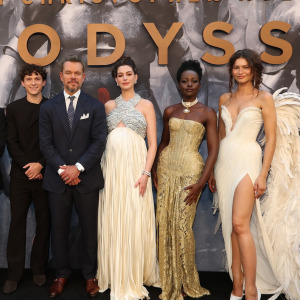 The cast of 'The Odyssey' at the New York City premiere.