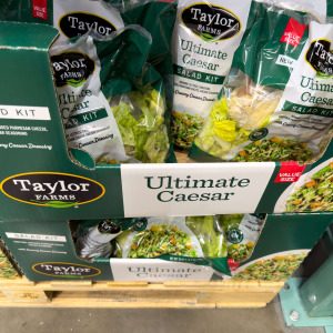 Taylor Farms pre-packed salad mix.