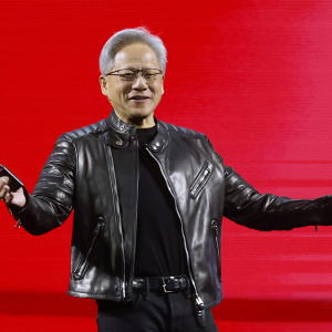 Nvidia CEO Jensen Huang delivers the keynote address during the Nvidia GTC 2025 at SAP Center.