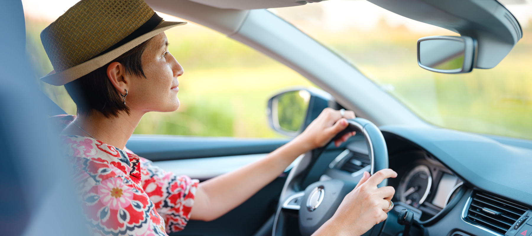 woman driving
