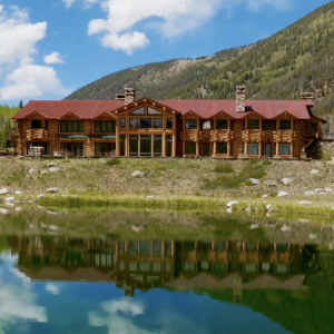 Bill Koch's enormous mountain retreat home has mountain views, lakes and more.
