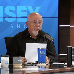 Hosts Rachel Cruze and Dave Ramsey answer a question on The Ramsey Show.
