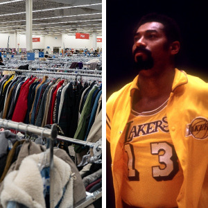 A jacket once worn by 1970s NBA star Wilt Chamberlain turned up at an Oregon thrift shop.