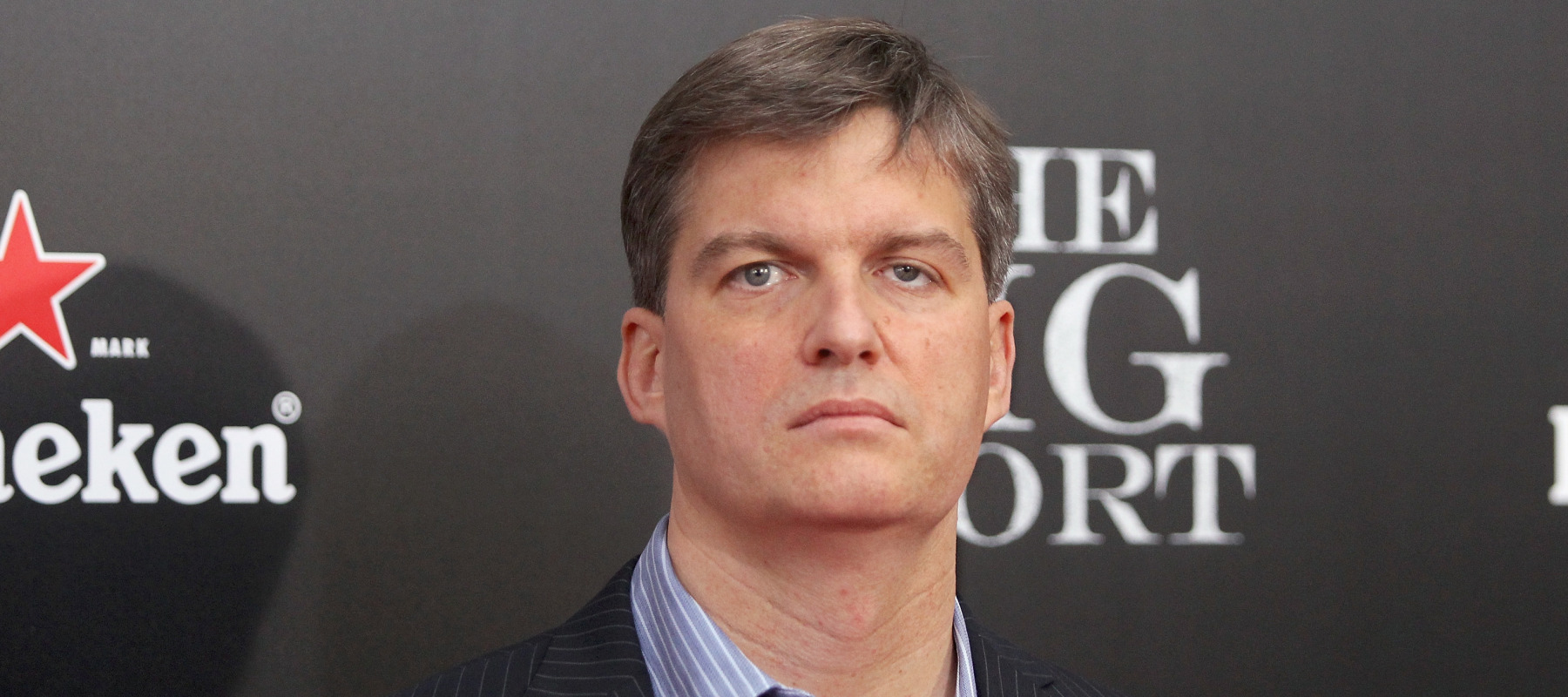 Michael Burry looks into the middle distance contemplatively.