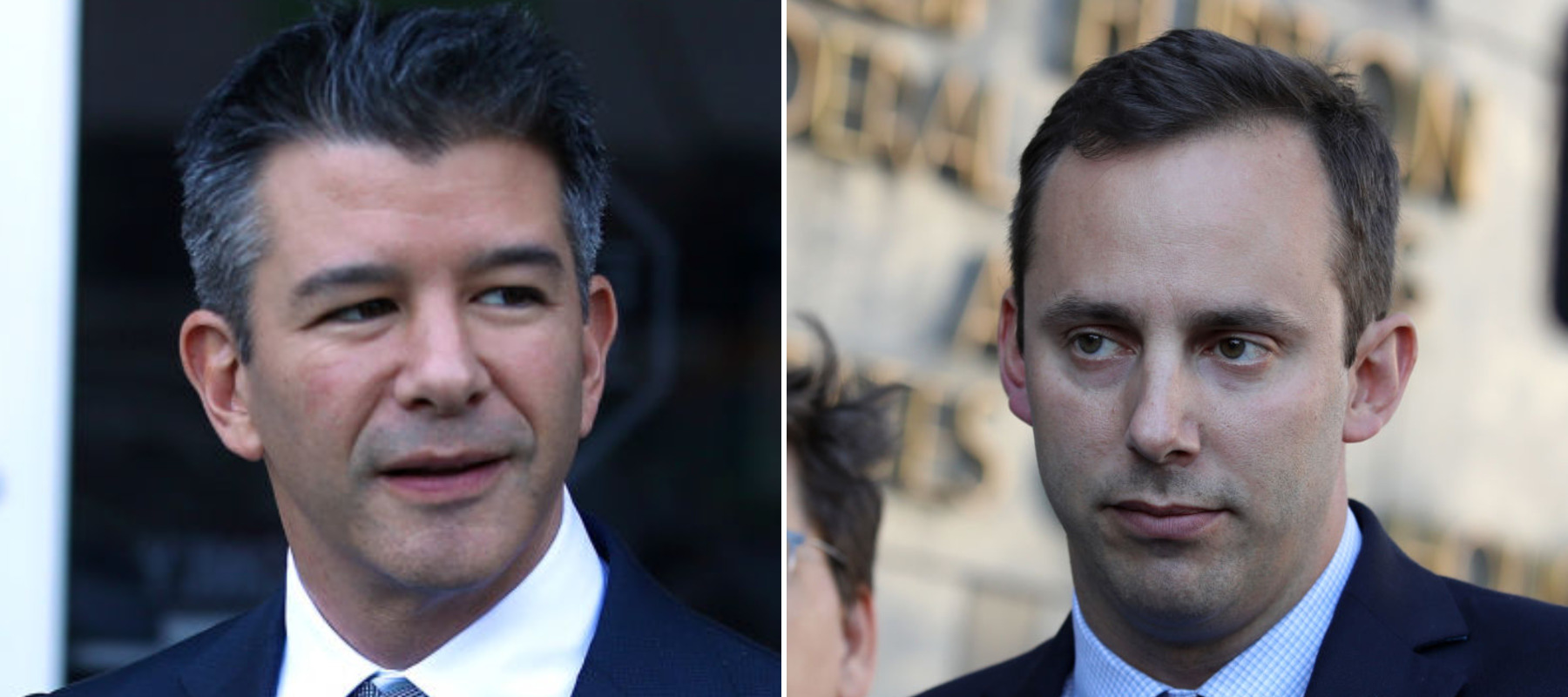 Travis Kalanick and Anthony Levandowsk