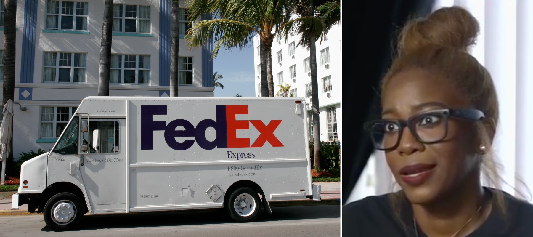 Tiffany McGhee struggled to get redress when she says her car was hit by an unmanned FedEx truck.