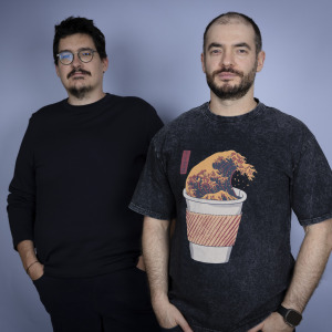 Ilya Sutskever (R), founder of Safe Superintelligence Inc., Daniel Levy, co-founder