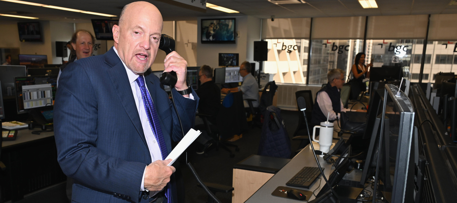 Jim Cramer attends Charity Day 2025 Hosted by Cantor Fitzgerald Relief Fund at BGC Group.