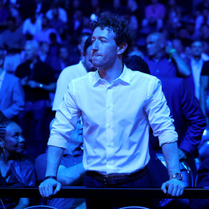 Mark Zuckerberg looks on during UFC Freedom 250 at the White House.