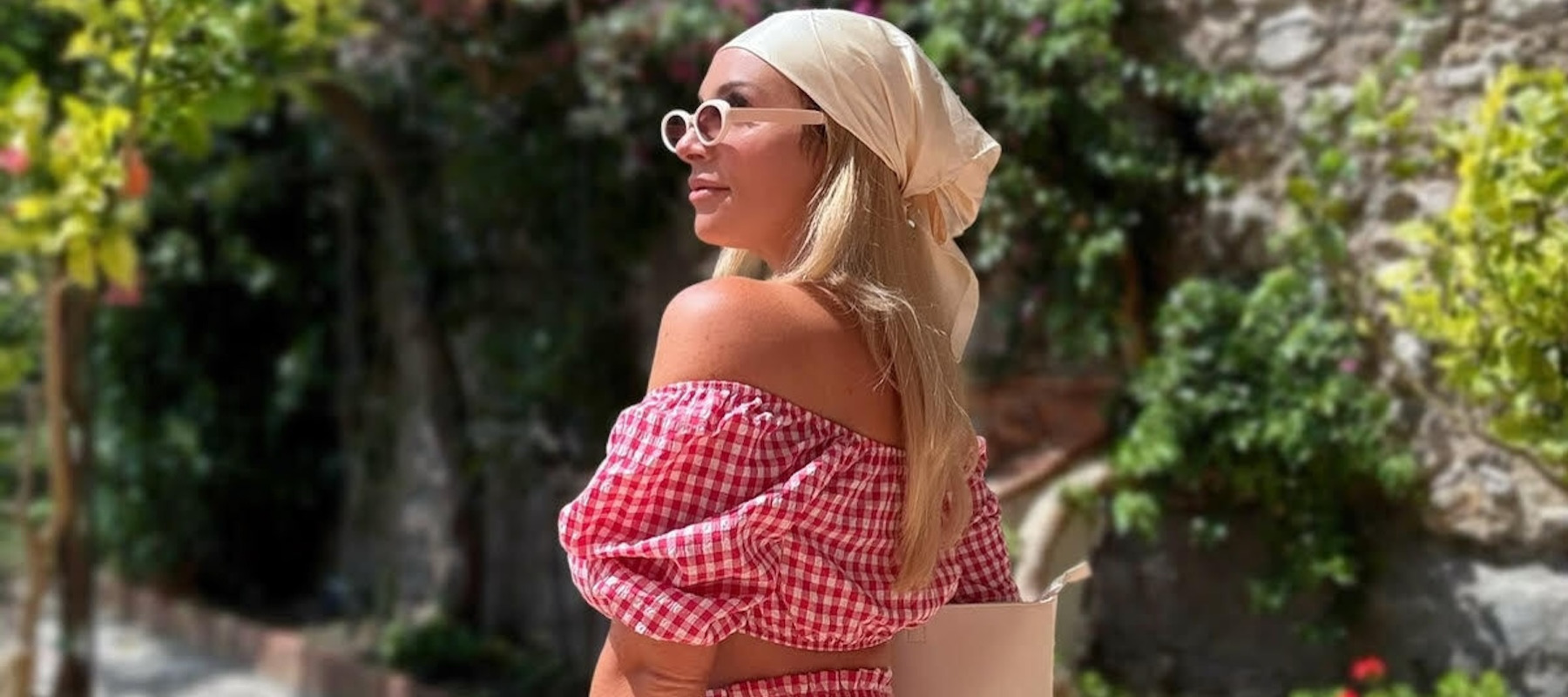 Photo of AnnaMarie Houlis in Italy.