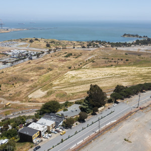 A photo of Candlestick Park site