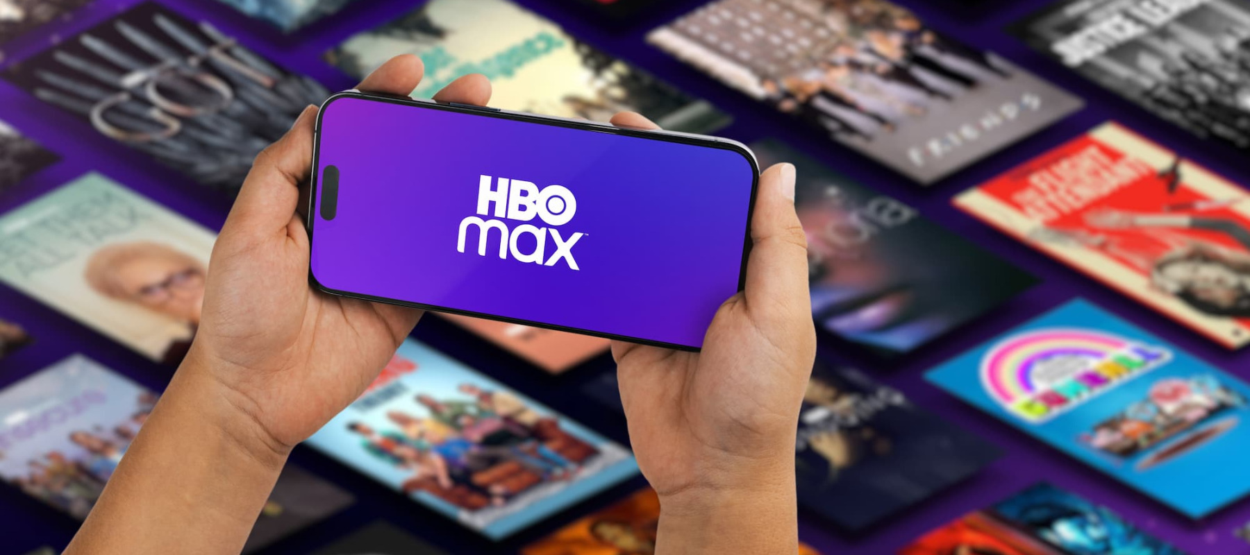 A photo of HBO Max on a smartphone