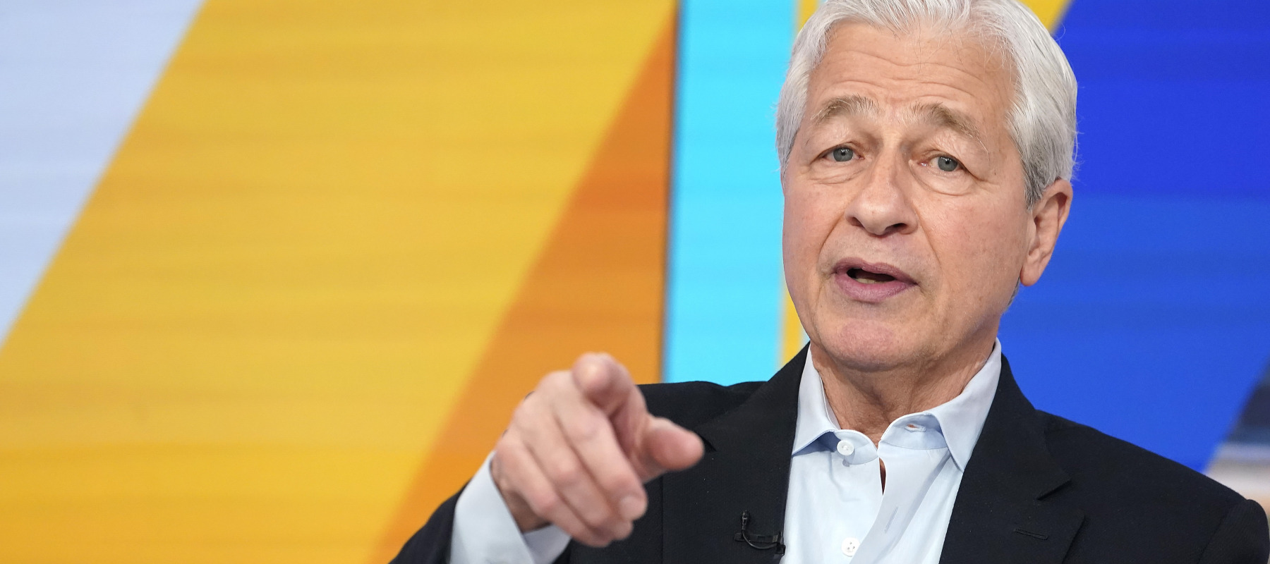 P Morgan Chase CEO Jamie Dimon visits "Fox & Friends" at Fox News Channel Studios in March 2026.