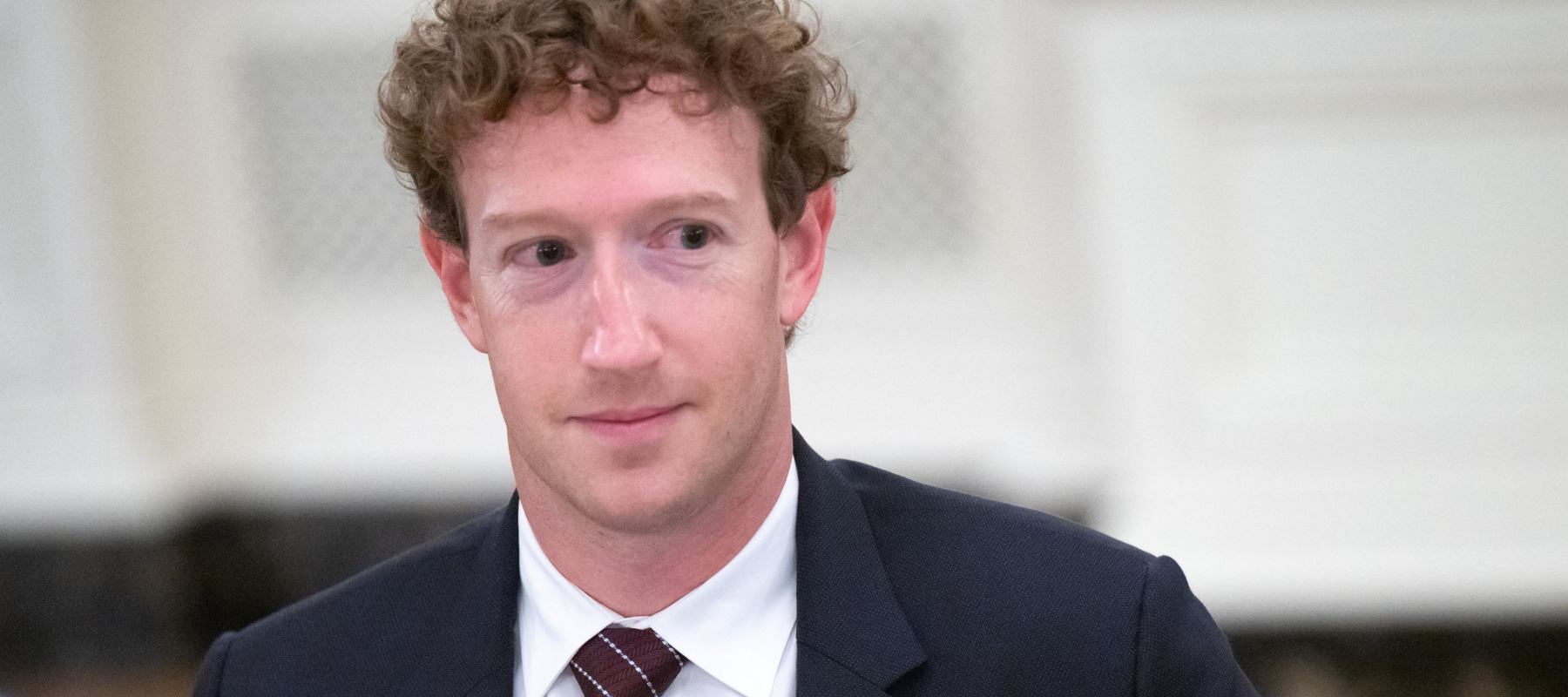 Meta CEO Mark Zuckerberg attends a dinner hosted by US President Donald Trump with tech leaders  in September 2025.
