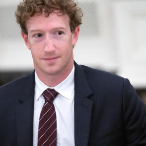 Meta CEO Mark Zuckerberg attends a dinner hosted by US President Donald Trump with tech leaders  in September 2025.