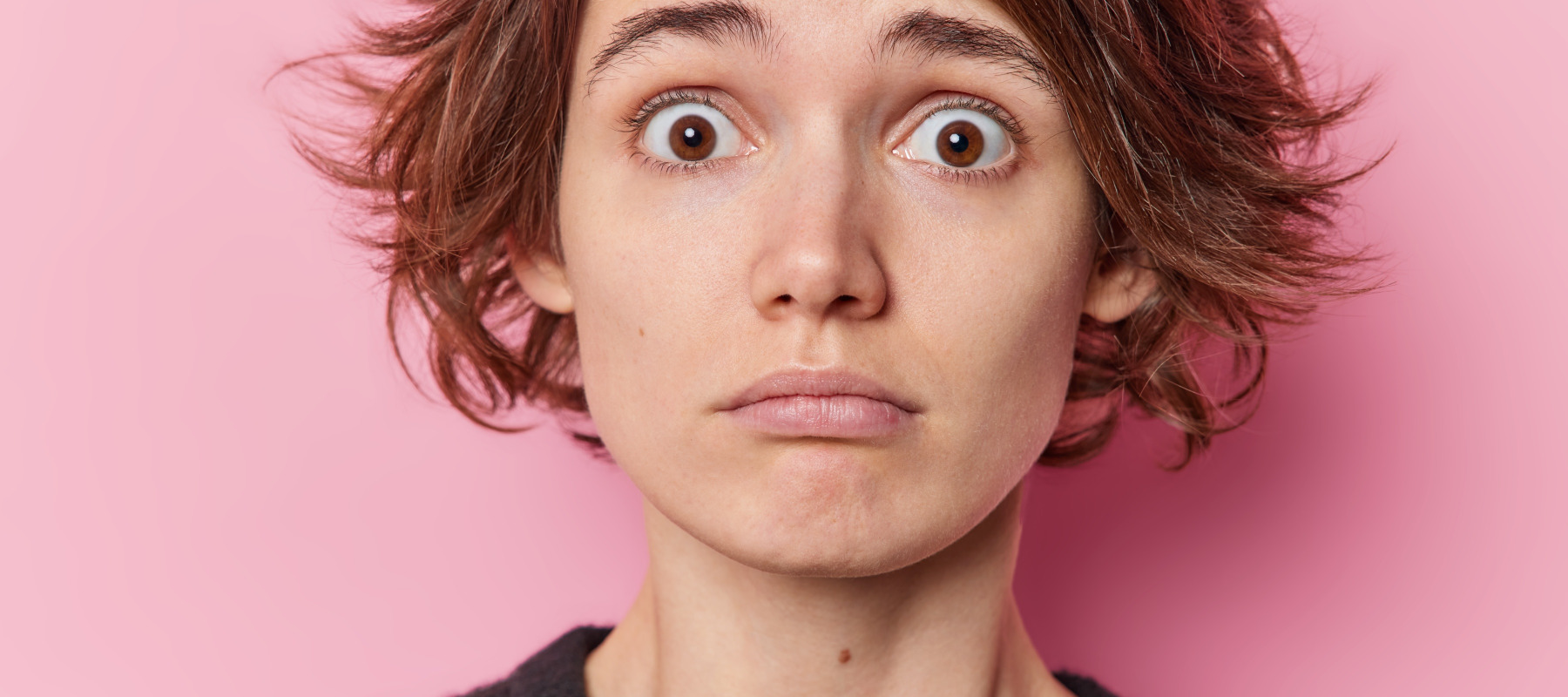 A woman looking worried