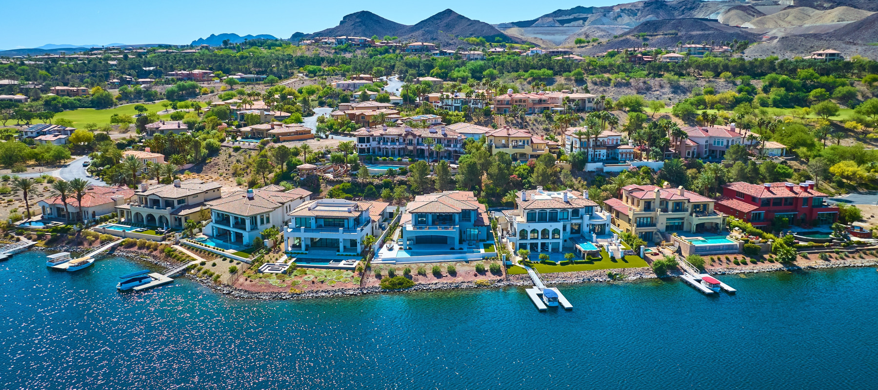 Luxury homes on Lake Las Vegas, like what Marabella purchased with her ill-gotten gains.