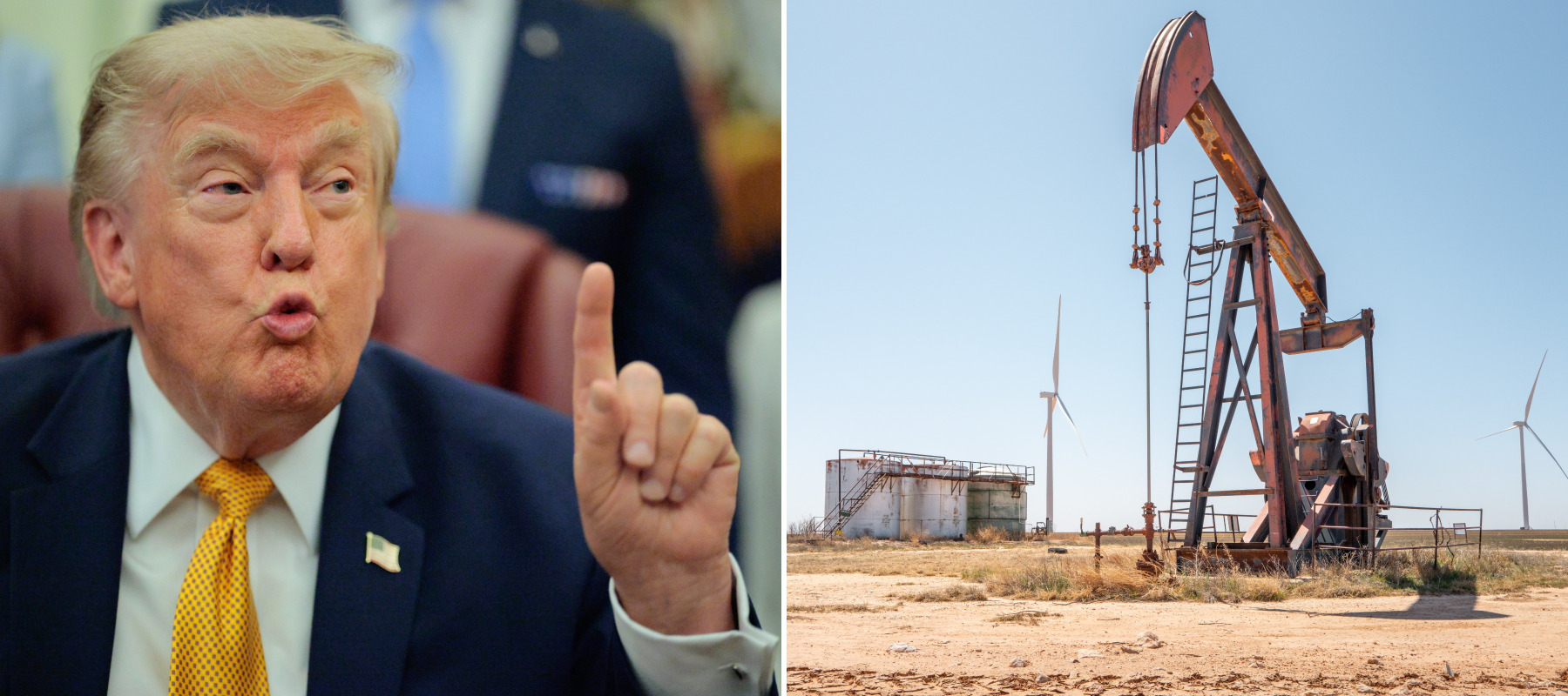 President Donald Trump has defended the construction of data centers after Texas Governor placed a moratorium on them.
