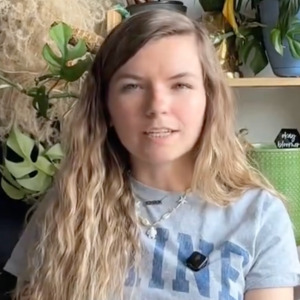 A split-panel image of Abby Finn and Costa Rica