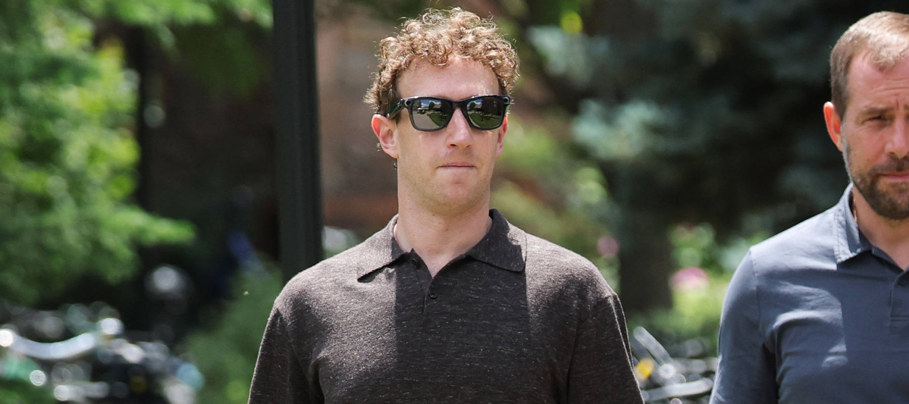 CEO of Meta Platforms Mark Zuckerberg attends the Allen &amp; Company Sun Valley Conference.