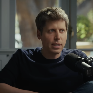 Sam Altman speaking on the Relentless podcast