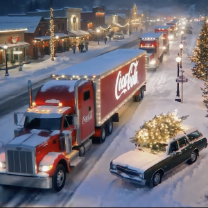 Consumers felt something felt wrong about images in Coca-Cola's AI-generated Christmas commercial.