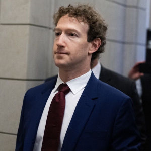 Mark Zuckerberg, CEO of Meta, is seen in the U.S. Capitol.